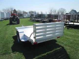 2027 Aluma 68x10  Aluminum Single Axle Utility 6810H-S-BT