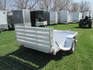 2027 Aluma 68x10  Aluminum Single Axle Utility 6810H-S-BT