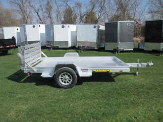 2027 Aluma 68x10  Aluminum Single Axle Utility 6810H-S-BT