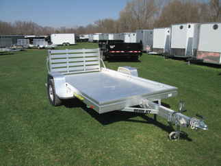 2027 Aluma 68x10  Aluminum Single Axle Utility 6810H-S-BT