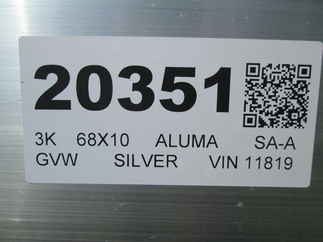 2027 Aluma 68x10  Aluminum Single Axle Utility 6810H-S-BT