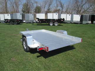 2027 Aluma 68x10  Aluminum Single Axle Utility 6810H-TILT-S