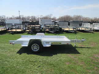 2027 Aluma 68x10  Aluminum Single Axle Utility 6810H-TILT-S