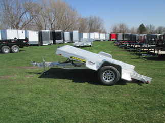 2027 Aluma 68x10  Aluminum Single Axle Utility 6810H-TILT-S