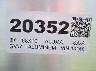 2027 Aluma 68x10  Aluminum Single Axle Utility 6810H-TILT-S