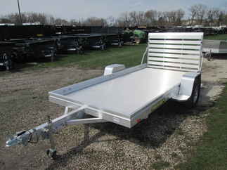 2027 Aluma 68x12  Aluminum Single Axle Utility 6812H-S-TG