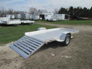 2027 Aluma 68x12  Aluminum Single Axle Utility 6812H-S-TG