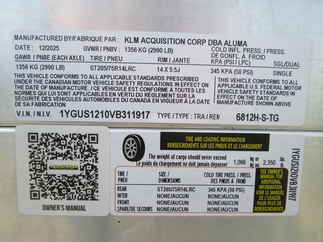 2027 Aluma 68x12  Aluminum Single Axle Utility 6812H-S-TG