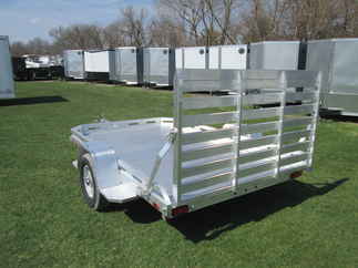 2027 Aluma 77x10  Aluminum Single Axle Utility 7710H-S-TG