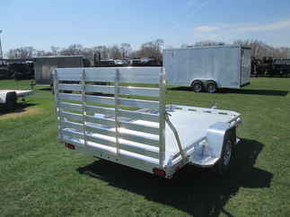 2027 Aluma 77x10  Aluminum Single Axle Utility 7710H-S-TG