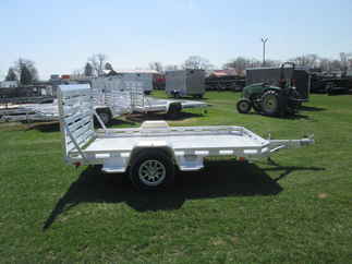 2027 Aluma 77x10  Aluminum Single Axle Utility 7710H-S-TG