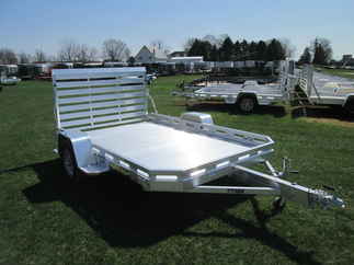 2027 Aluma 77x10  Aluminum Single Axle Utility 7710H-S-TG