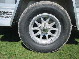 2027 Aluma 77x10  Aluminum Single Axle Utility 7710H-S-TG