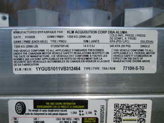 2027 Aluma 77x10  Aluminum Single Axle Utility 7710H-S-TG