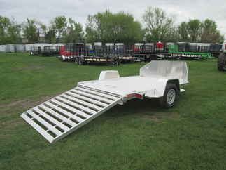 2027 Aluma 78x11.5  Aluminum Single Axle Utility MC210S-R-RTD