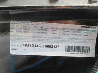 2026 PJ Trailer 83x14 DT Dump DT1J1492BSSK-VYGR