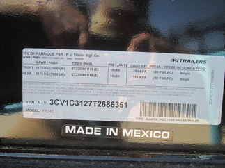 2026 PJ Trailer 102x24 F8 Equipment Deckover F8J2472BSYK