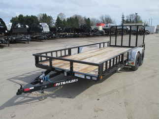 2026 PJ Trailer 83x18 UL Utility UL21832BSFK-ATVR-FE05-SR22