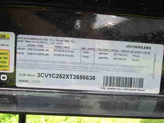 2026 PJ Trailer 83x20 CE Car Hauler CEJ2052BSNK