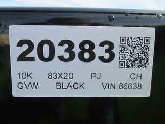 2026 PJ Trailer 83x20 CE Car Hauler CEJ2052BSNK
