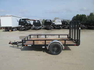2026 PJ Trailer 77x10 U7 Single Axle Utility U721031DSFK