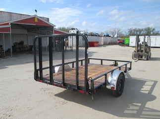 2026 PJ Trailer 77x10 U7 Single Axle Utility U721031DSFK