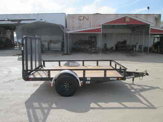 2026 PJ Trailer 77x10 U7 Single Axle Utility U721031DSFK