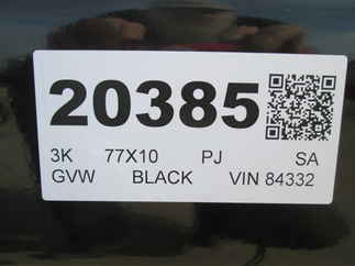 2026 PJ Trailer 77x10 U7 Single Axle Utility U721031DSFK