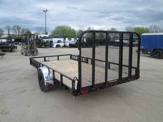 2026 PJ Trailer 83x14 U8 Single Axle Utility U821431DSFK-ATVR
