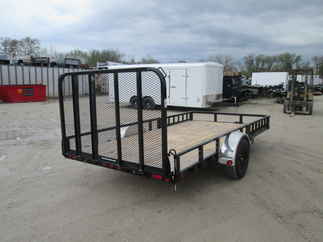 2026 PJ Trailer 83x14 U8 Single Axle Utility U821431DSFK-ATVR