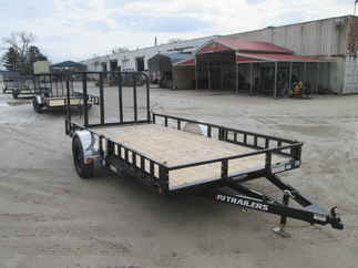 2026 PJ Trailer 83x14 U8 Single Axle Utility U821431DSFK-ATVR