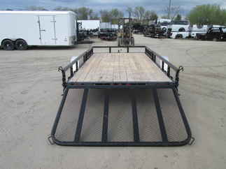2026 PJ Trailer 83x14 U8 Single Axle Utility U821431DSFK-ATVR