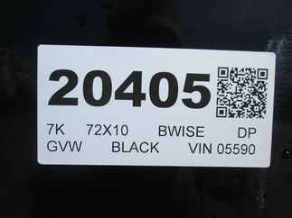 2026 BWISE 72x10  Dump DT610LP-LE-7-A