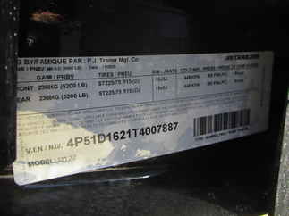 2026 PJ Trailer 72x12 D3 Dump D3P1252BSSK-RA01