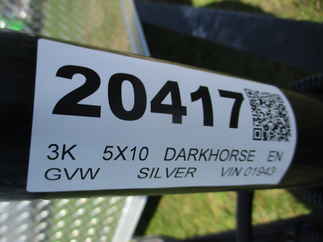2026 Darkhorse 5x10  Enclosed Cargo DHW5X10SA30