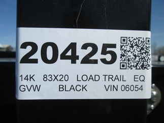 2026 Load Trail 83x20  Equipment CB8320072MX