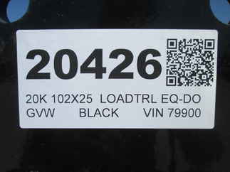 2026 Load Trail 102x25  Equipment Deckover PP0225102SS