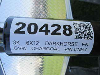 2026 Darkhorse 6x12  Enclosed Cargo DHW6X12SA30