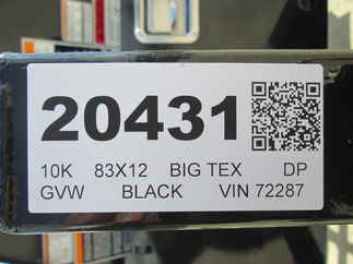 2026 Big Tex 83x12  Dump 10LX-12C2A-BK