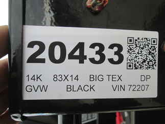2026 Big Tex 83x14  Dump 14LP-14BK6SIRPD
