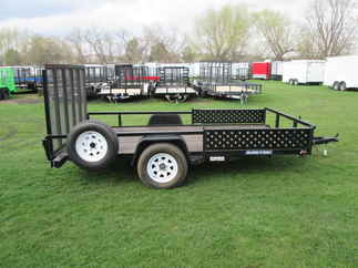 2017 Sure Trac 82x12  Single Axle Utility ST8212TATV-B-030