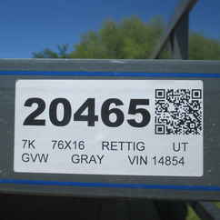 2026 Rettig 76x16 Retco Utility