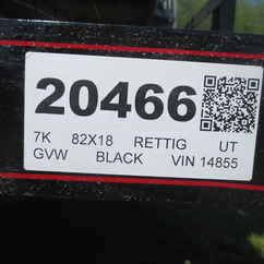 2026 Rettig 82x18 Retco Utility