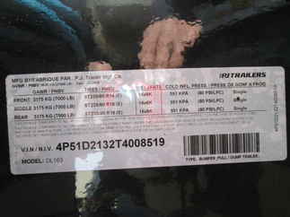 2026 PJ Trailer 83x16 DL Dump DLT1673BSSK