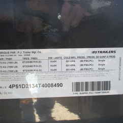 2026 PJ Trailer 83x16 DL Dump DLT1673BSSK