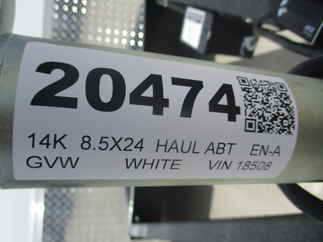 2026 Haul-About 8.5x24  Enclosed Car Hauler LPD8524TA5