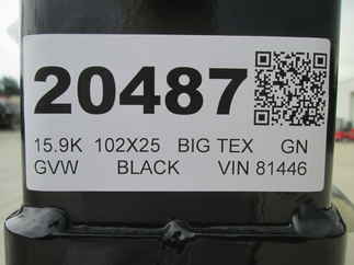 2026 Big Tex 102x25  Gooseneck 14GN-25D5A-MRBK