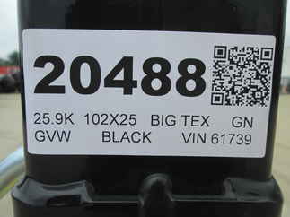 2026 Big Tex 102x25  Gooseneck 25GN-25D5A-MRBK