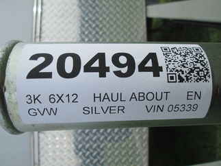 2021 Haul-About 6x12  Enclosed Cargo LPD612SA