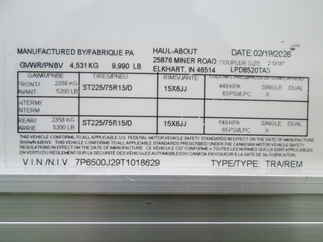 2026 Haul-About 8.5x20  Enclosed Car Hauler LPD8520TA3